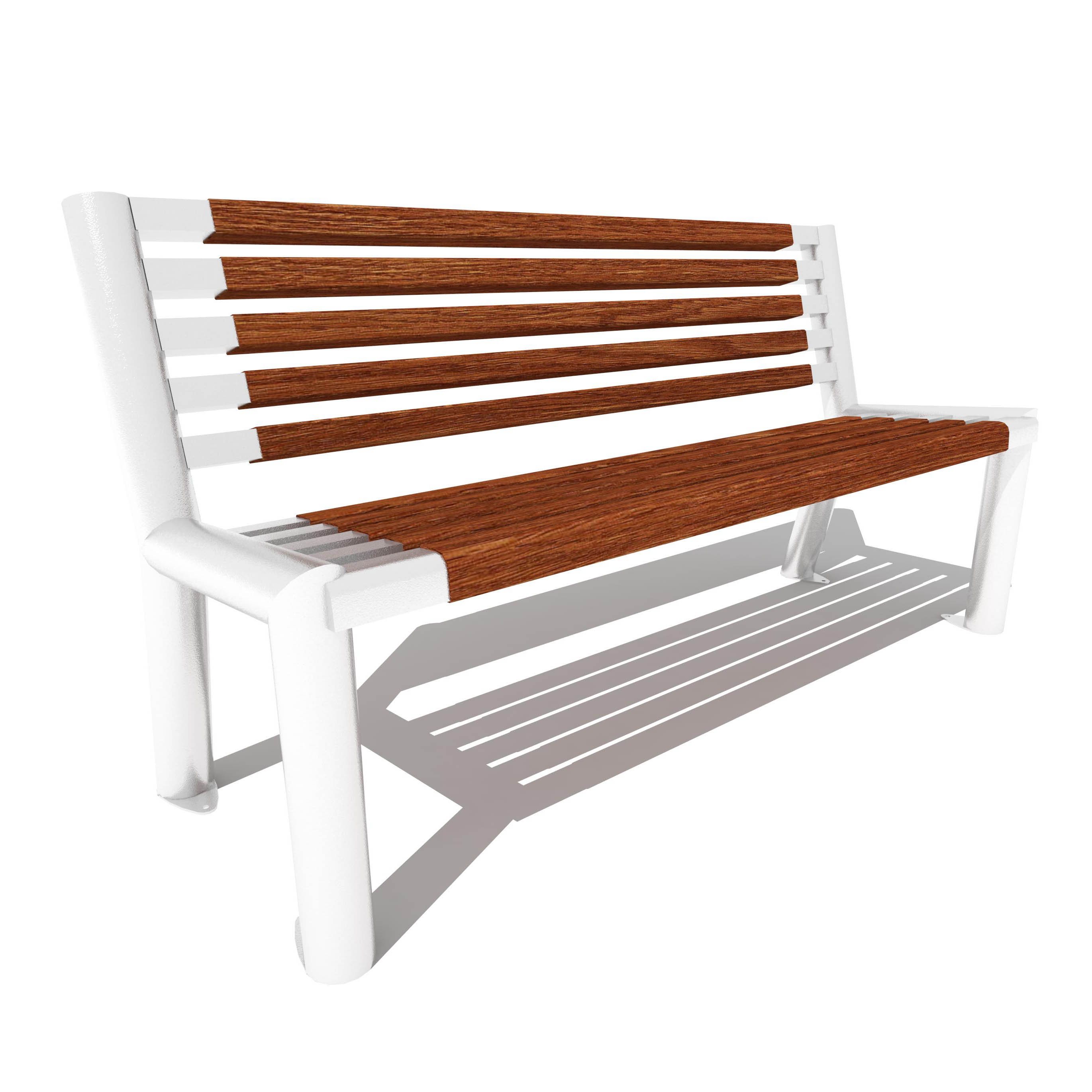 E-LA01 Parková lavička s výplní z latí E-LA01 Parková lavička s výplní z latí