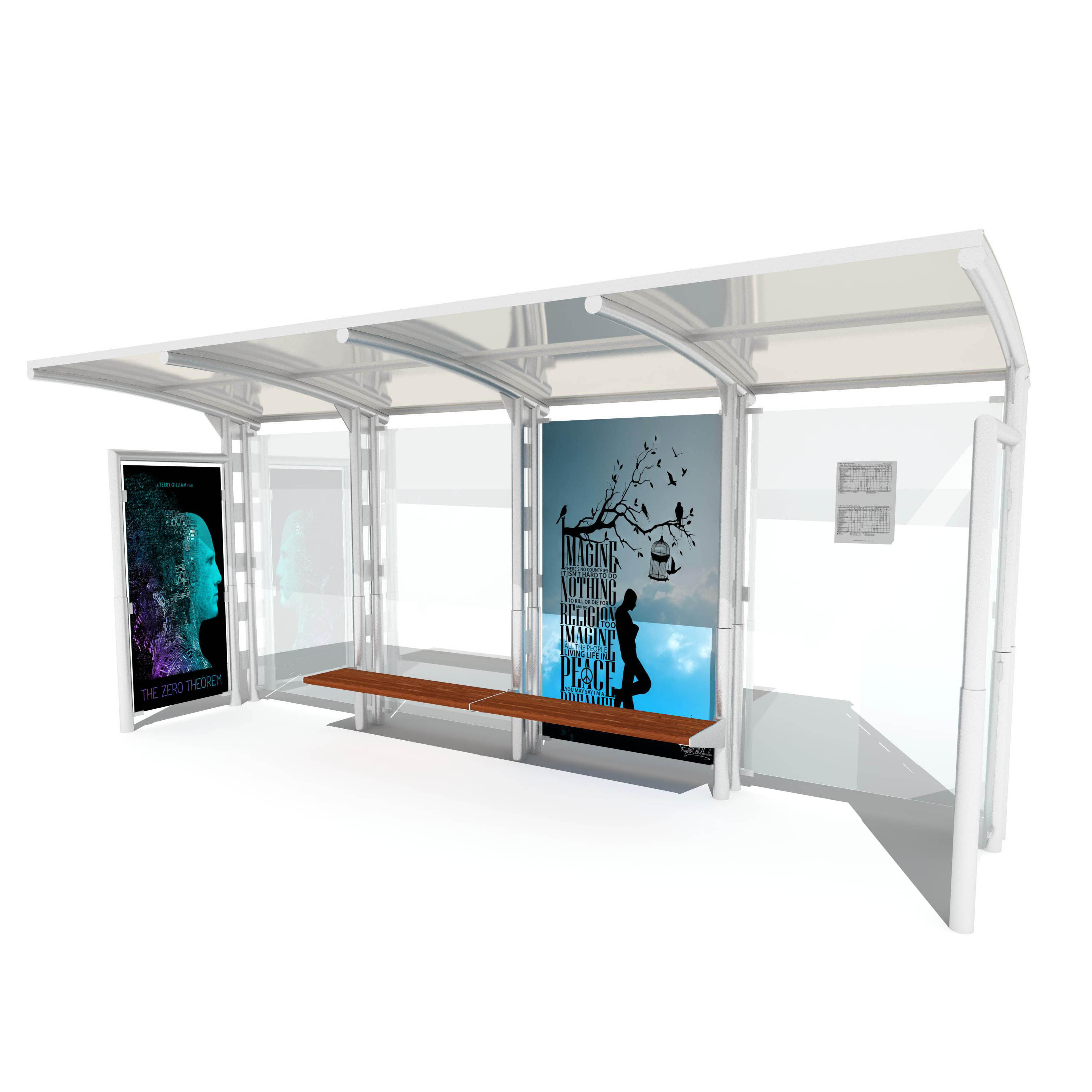 E-ZS03 Zastávka se dvěma bočnicemi E-ZS03 Zastávka se dvěma bočnicemi