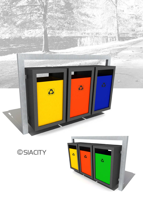 X-OK06 Odpadkový koš na tříděný odpad