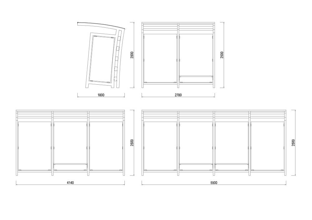 D-ZS03 Zastávka se dvěma bočnicemi D-ZS03 Zastávka se dvěma bočnicemi