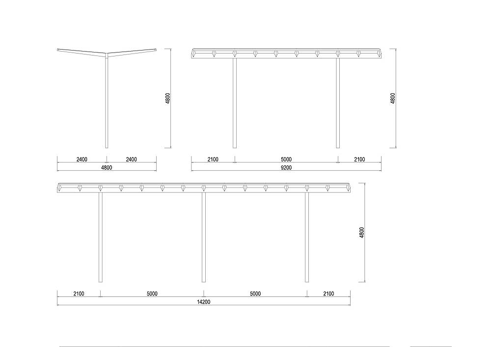 X-ZS04 Modulové zastřešení nástupiště X-ZS04 Modulové zastřešení nástupiště